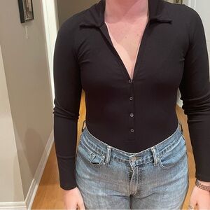 Button up body suit